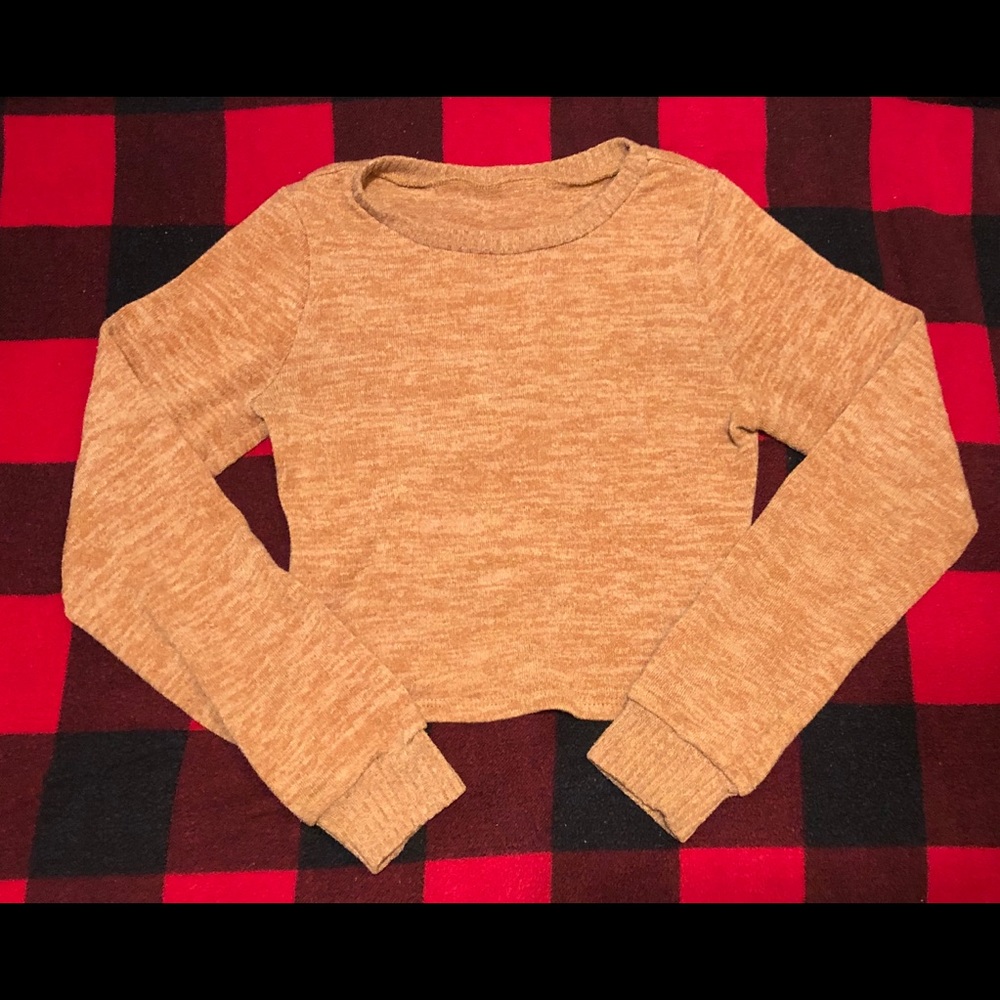 Long sleeve Cropped Tee
